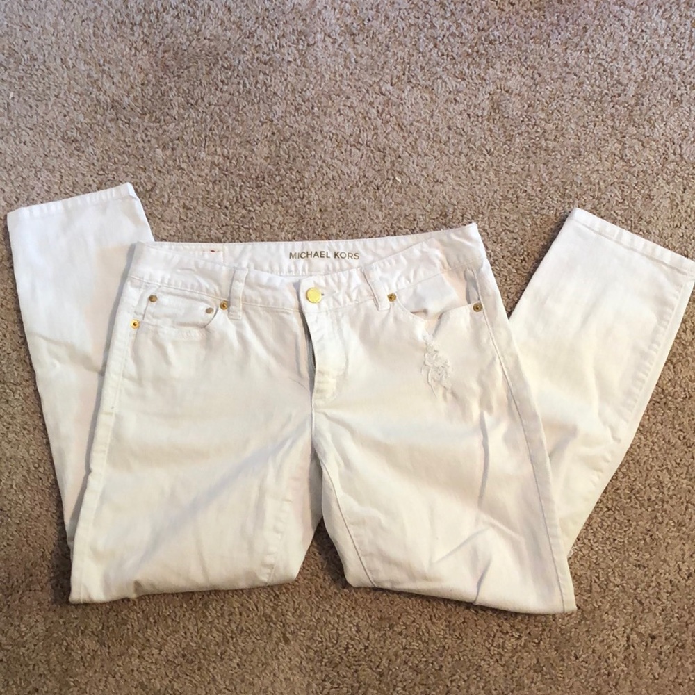 Micheal Kors cropped skinny jeans